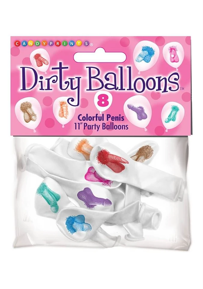 Dirty Balloons - pénisz mintás léggömb