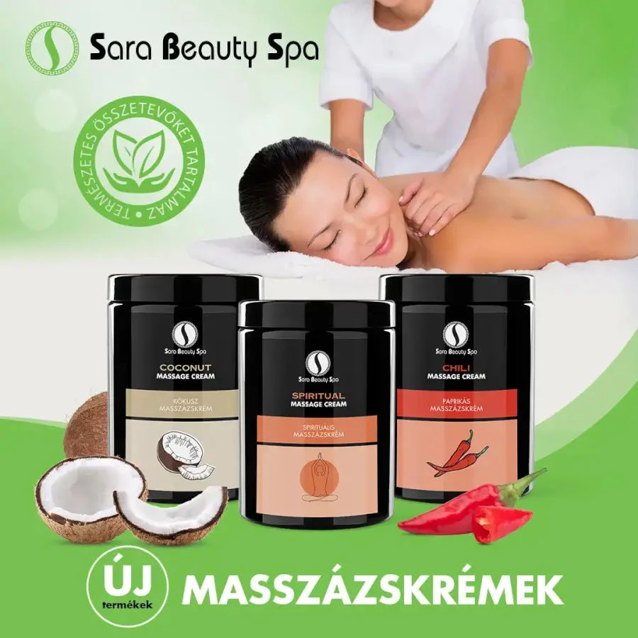 Paprikás masszázskrém - 1000ml - Sara Beauty Spa