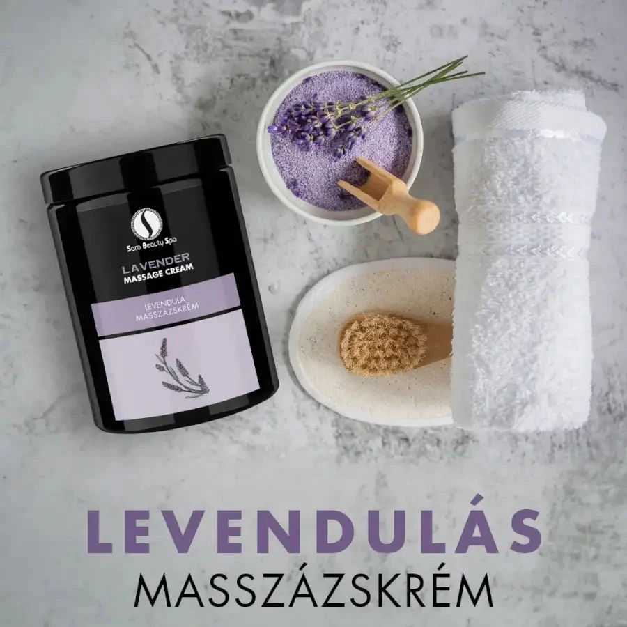 Levendula masszázskrém - 1000ml - Sara Beauty Spa