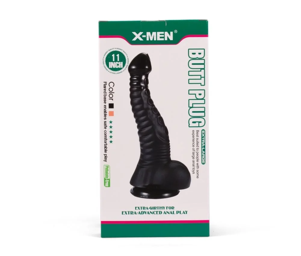 X-MEN 11” Butt Plug Black II