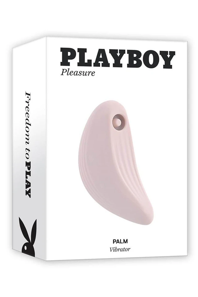 Playboy Palm - akkus, vízálló csiklóvibrátor (pink)