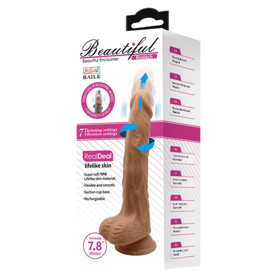 Beautiful Bodach 7,8 " Vibrating Dildo