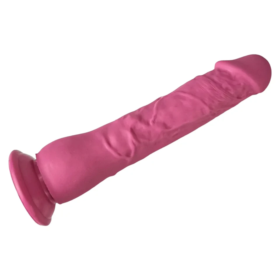 OgazR Optimus - tapadótalpas élethű dildó - 22 cm (pink)