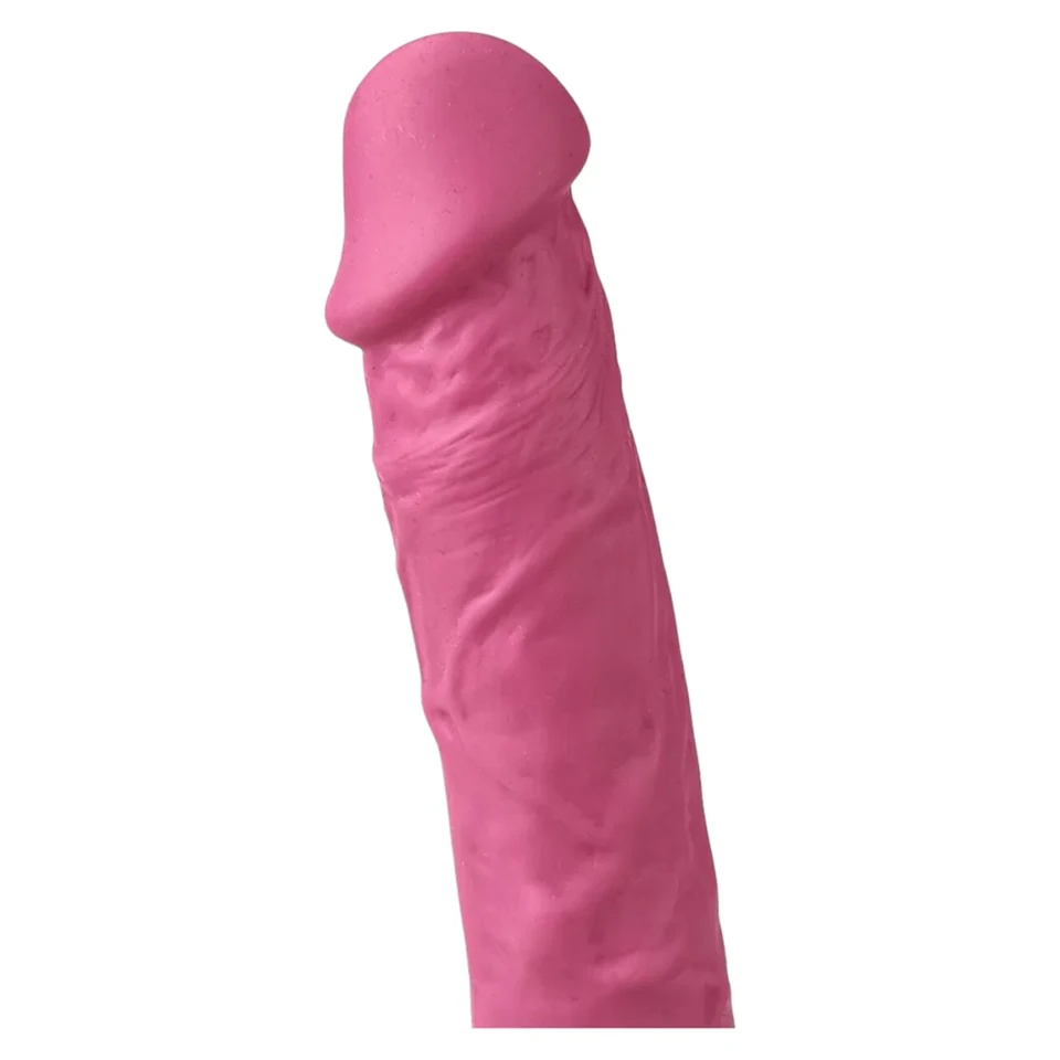 OgazR Optimus - tapadótalpas élethű dildó - 22 cm (pink)