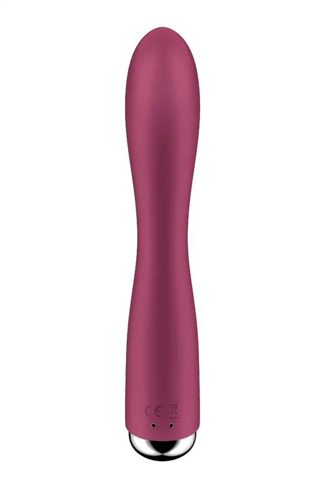 Satisfyer Spinning Rabbit 1 - forgó csiklókaros vibrátor (piros)