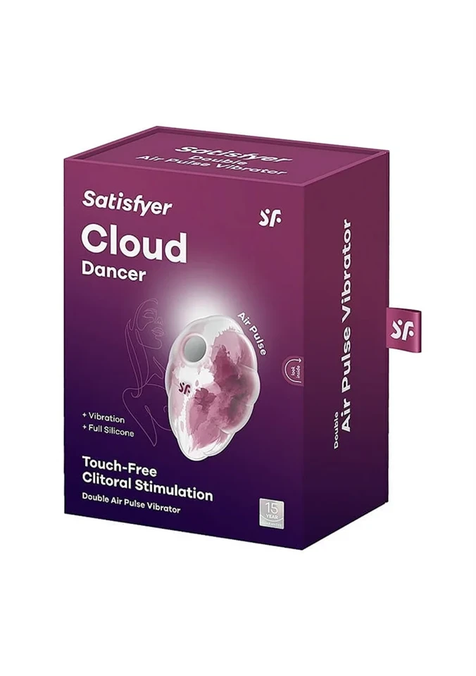 Satisfyer Cloud Dancer - akkus léghullámos csiklóizgató (pink-fehér)