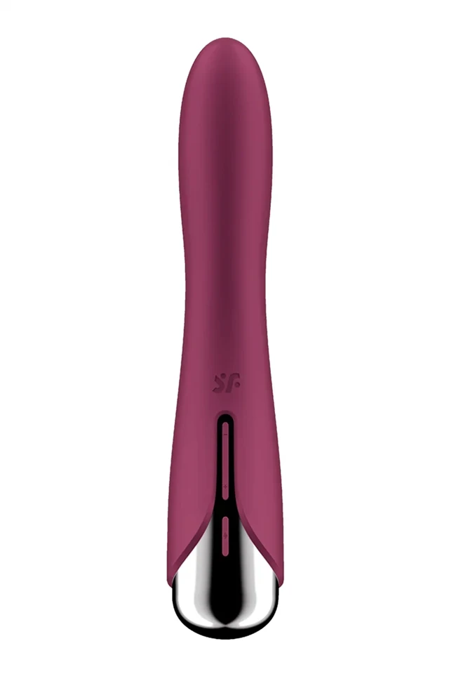 Satisfyer Spinning Vibe 1 - forgó fejes G-pont vibrátor (piros)