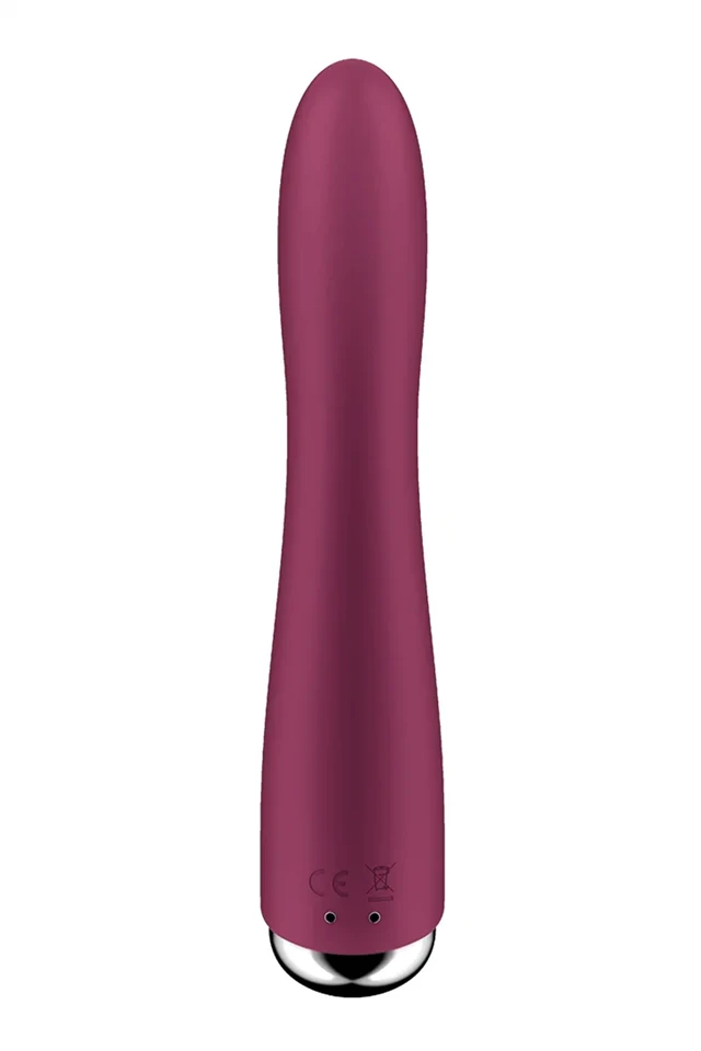 Satisfyer Spinning Vibe 1 - forgó fejes G-pont vibrátor (piros)