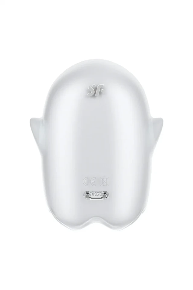 Satisfyer Glowing Ghost - világító léghullámos csiklóizgató (fehér)