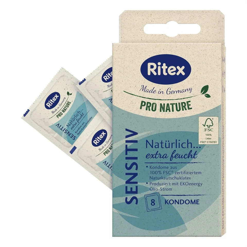 RITEX Pro Nature Sensitive - óvszer 8db