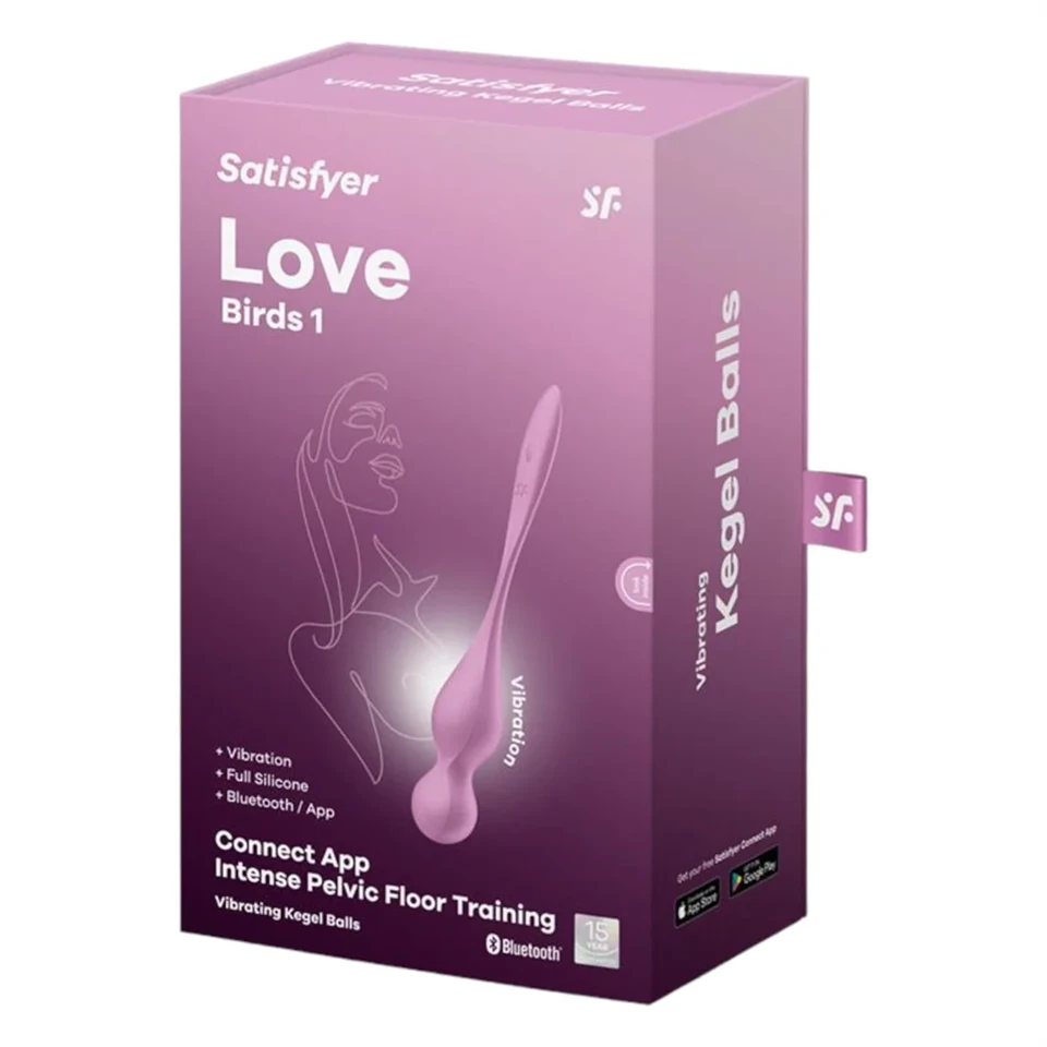 Satisfyer Love Birds 1 - okos, vibrációs gésagolyó (pink)