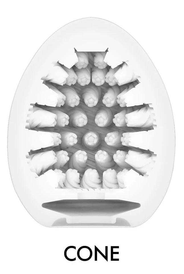 TENGA Egg Cone Stronger - maszturbációs tojás (6db)