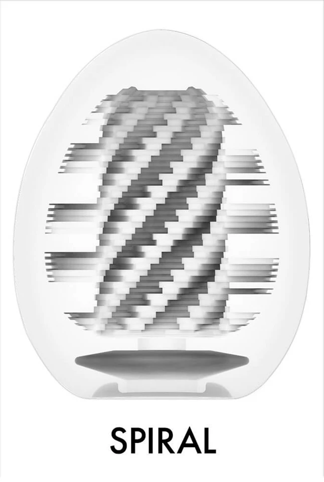 TENGA Egg Spiral Stronger - maszturbációs tojás (6db)