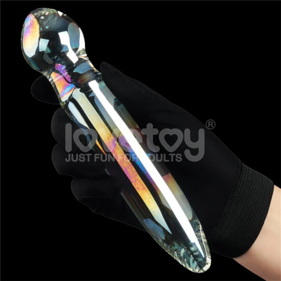Twilight Gleam Glass Dildo- Prism Glass