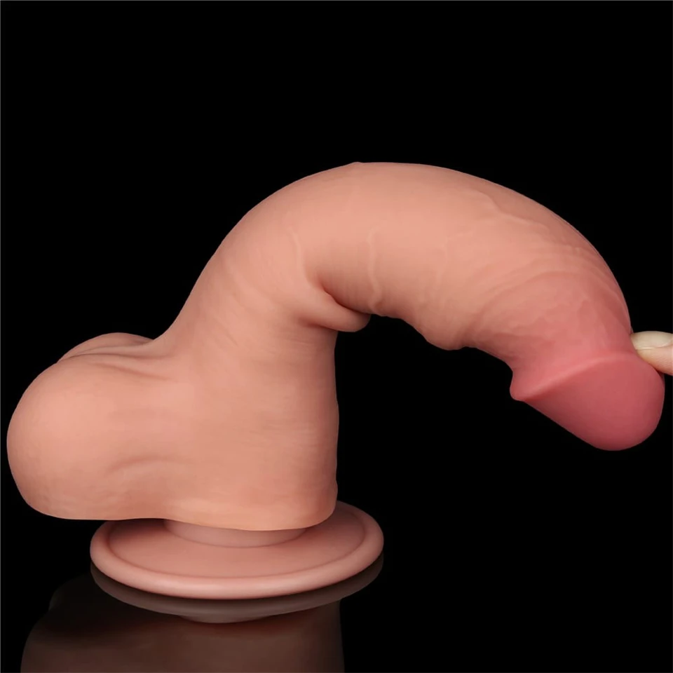 8'' Sliding Skin Dual Layer Dong Flesh I