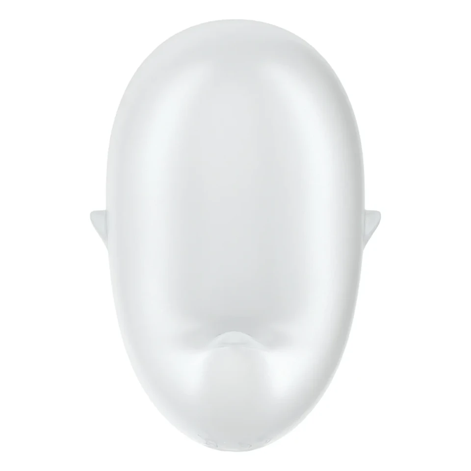 Satisfyer Cutie Ghost - akkus, léghullámos csiklóizgató (fehér)
