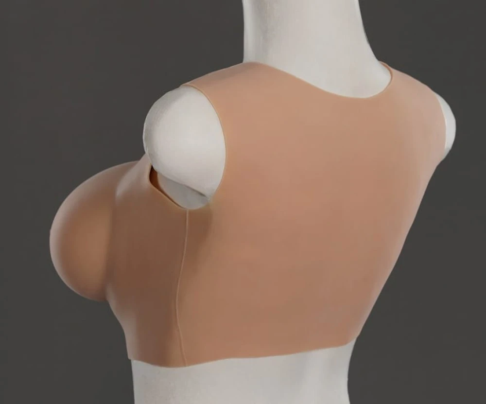 Realistic silicone breastplate D Cup