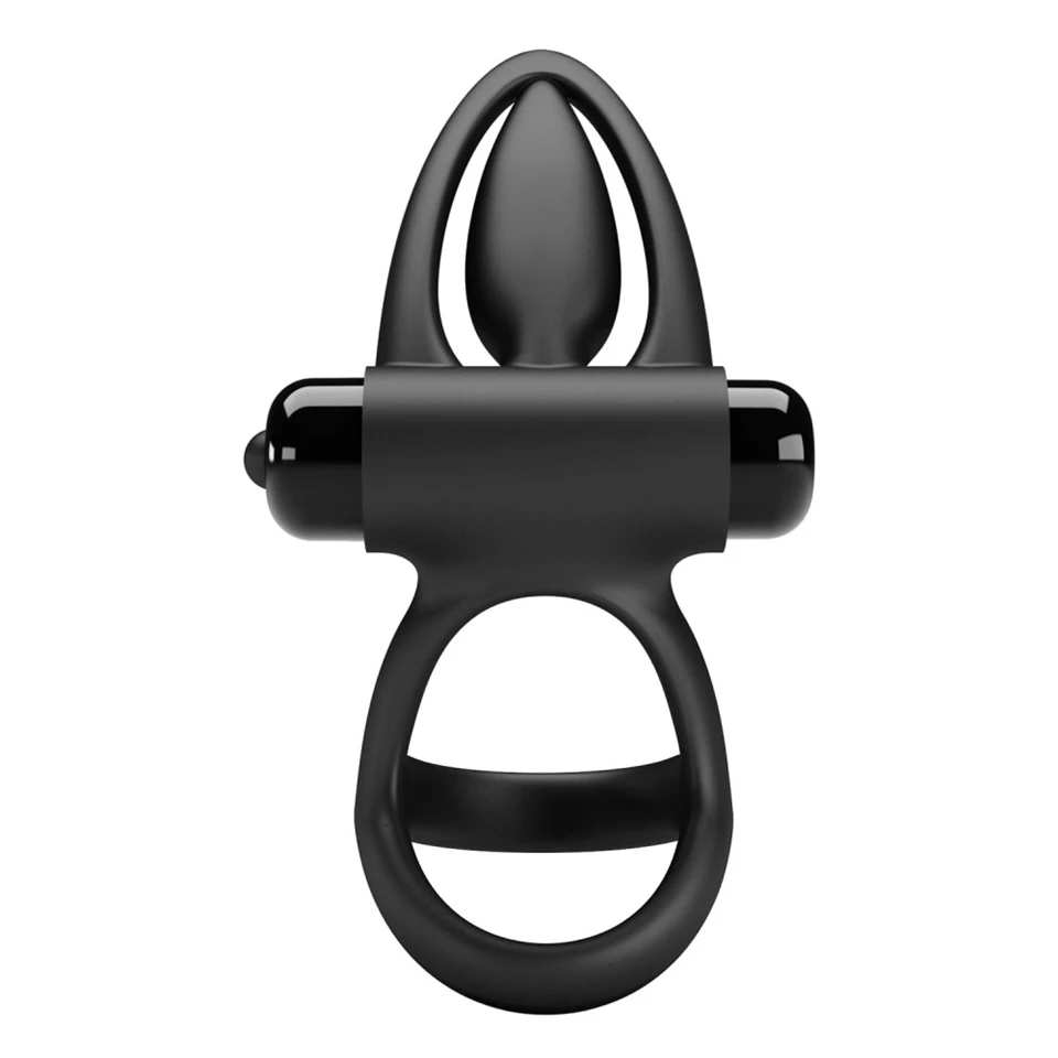 Pretty Love Vibration Cockring Black