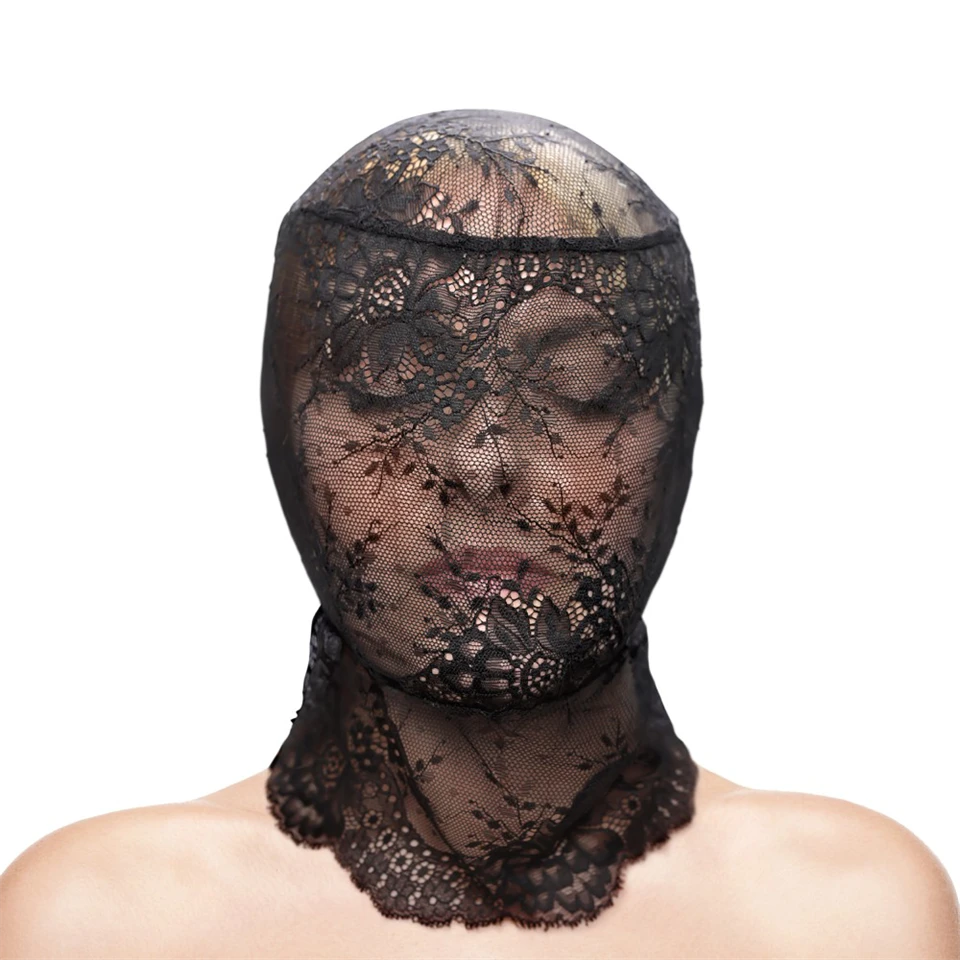 Fetish & Fashion - Lace Hood - Black - Alternate Package