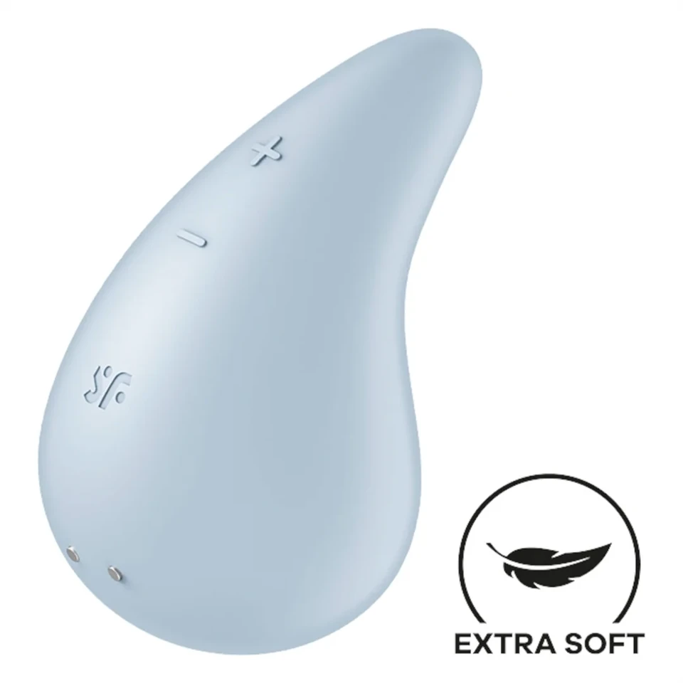 Satisfyer Dew Drop - akkus, vízálló csiklóvibrátor (kék)