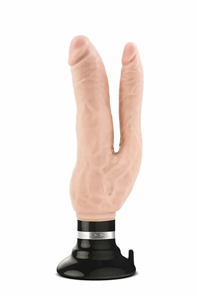 Mr. Skin Double Vibe Cock Beige