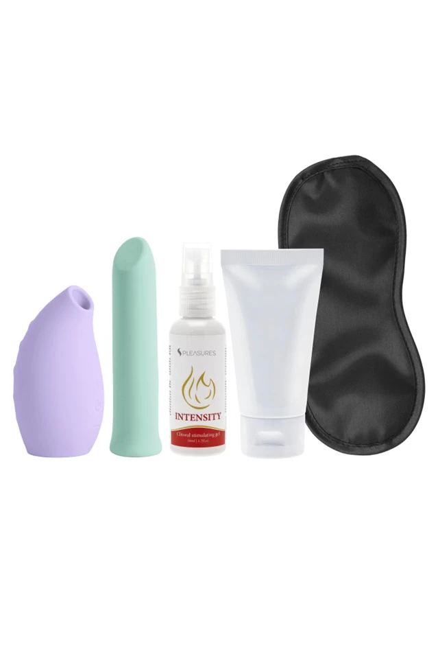 S Pleasures Velvet Lovers Kit - Purple & Mint