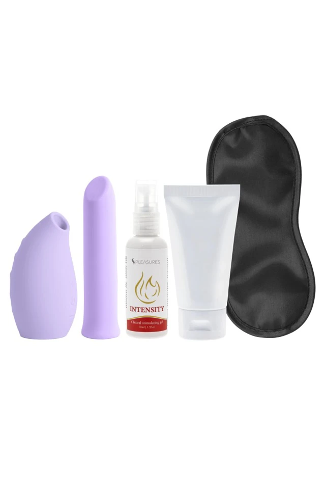 S Pleasures Velvet Lovers Kit - Purple & Purple