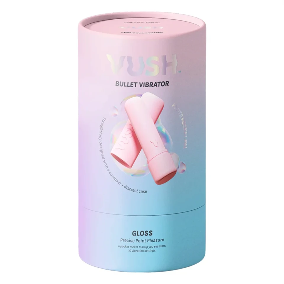 Vush Pop Gloss - akkus, vízálló minivibrátor (pink)