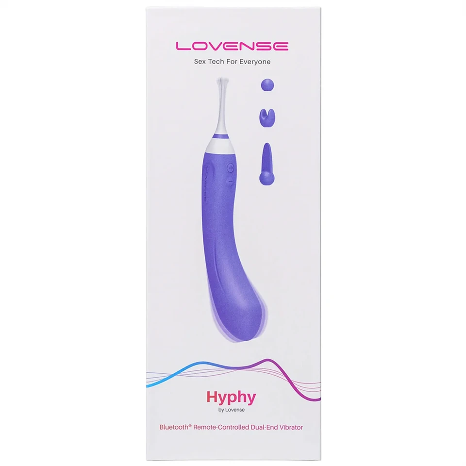 LOVENSE Hyphy - okos 2in1 vibrátor (lila)