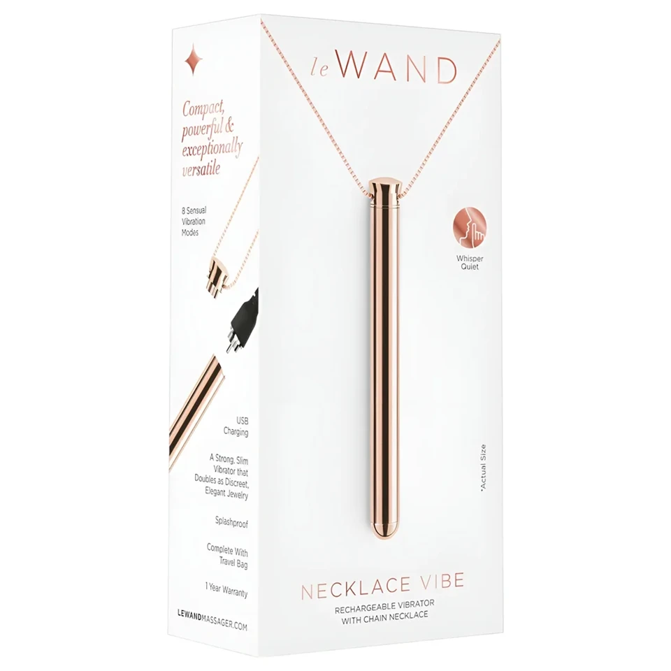 le Wand - luxus vibrátor nyaklánc - (rose gold)