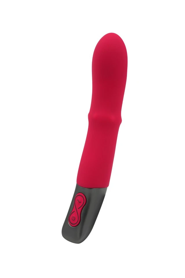 TITANZ 7" SILICONE RECHARGEABLE VIBRATOR IN PINK