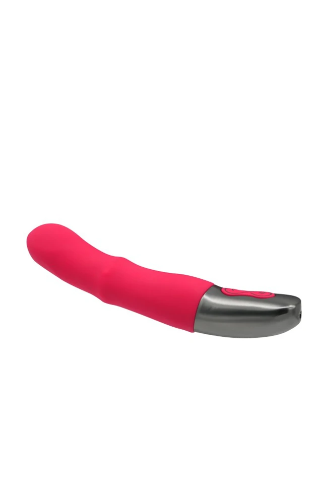 TITANZ 7" SILICONE RECHARGEABLE VIBRATOR IN PINK