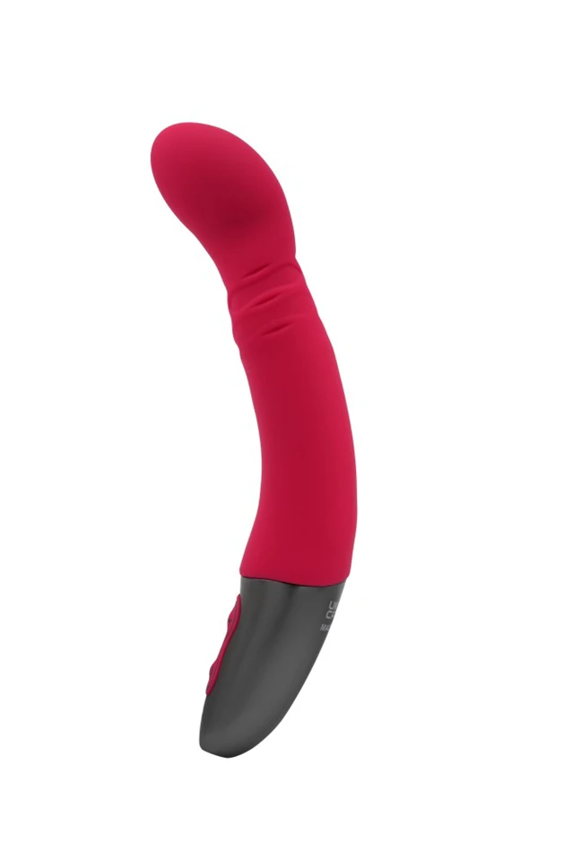 TITANZ 8" SILICONE RECHARGEABLE VIBRATOR IN PINK