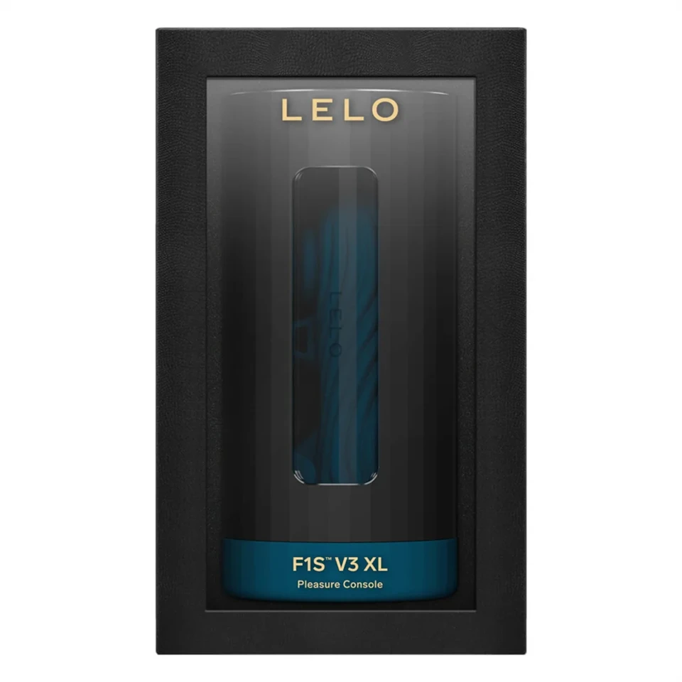 LELO F1s V3 XL - interaktív maszturbátor (fekete-kék)