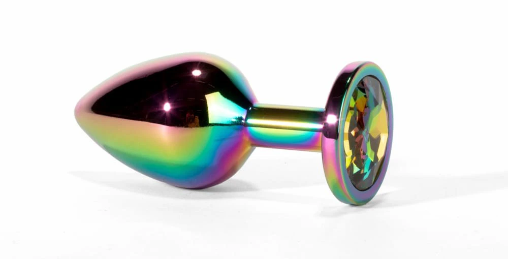 X-MEN Secret Shine Metal Butt Plug Rainbow M