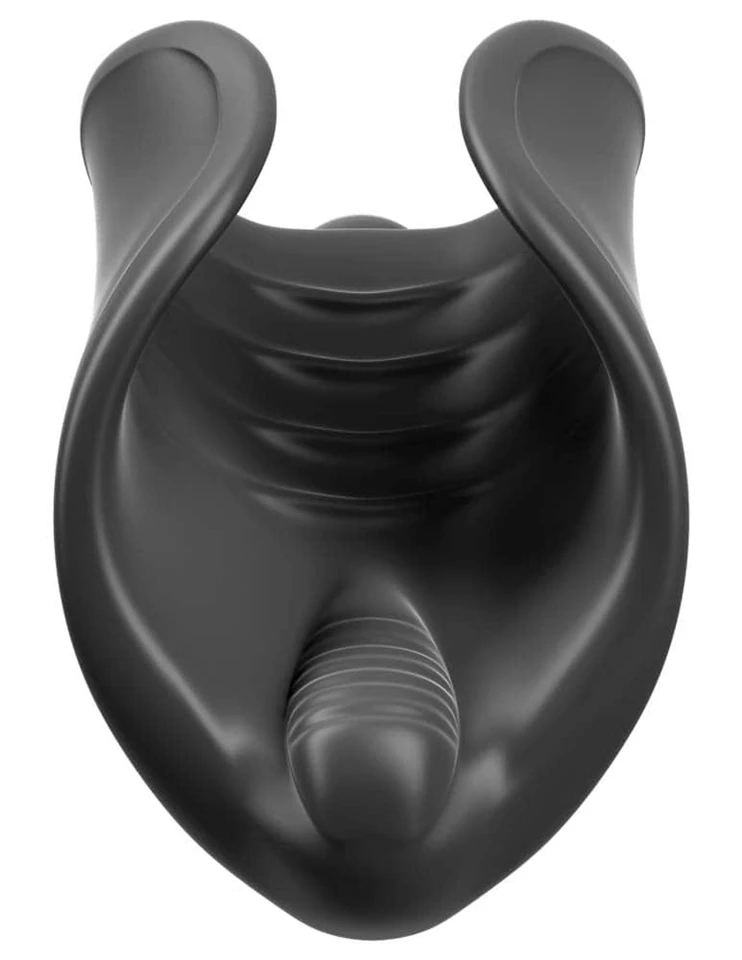 Vibrating Silicone Stimulator Black