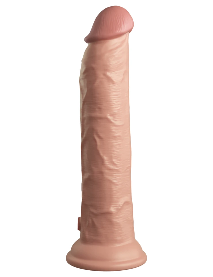 9" Dual Density Silicone Cock  Light