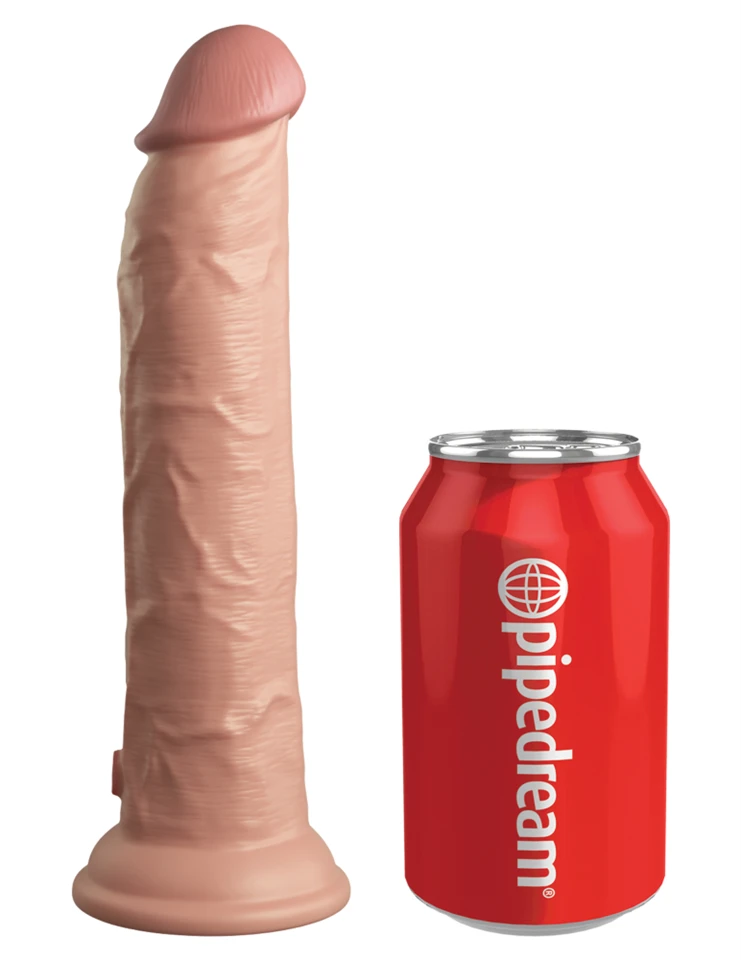 9" Dual Density Silicone Cock  Light