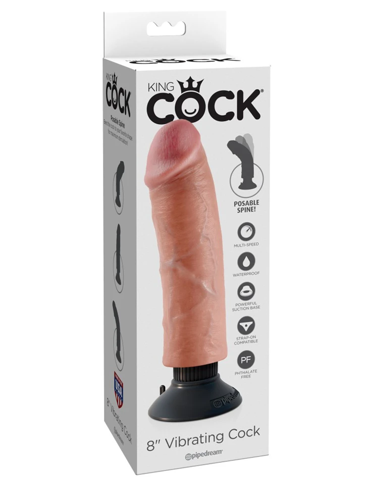 8" Vibrating Cock Light