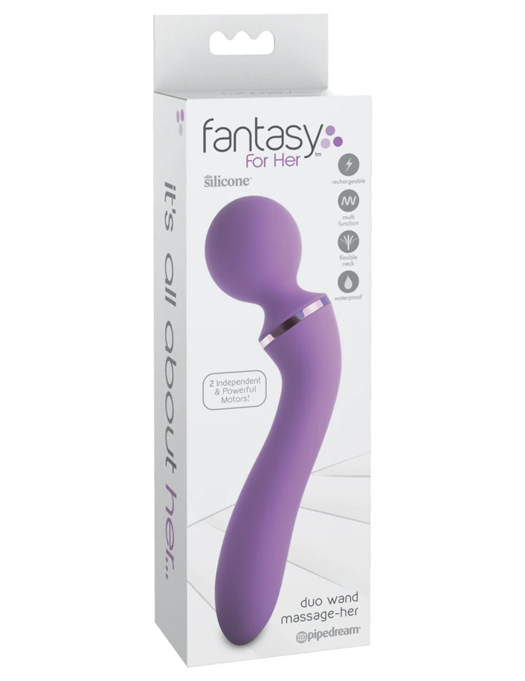 Duo Wand Massage-Her  Purple