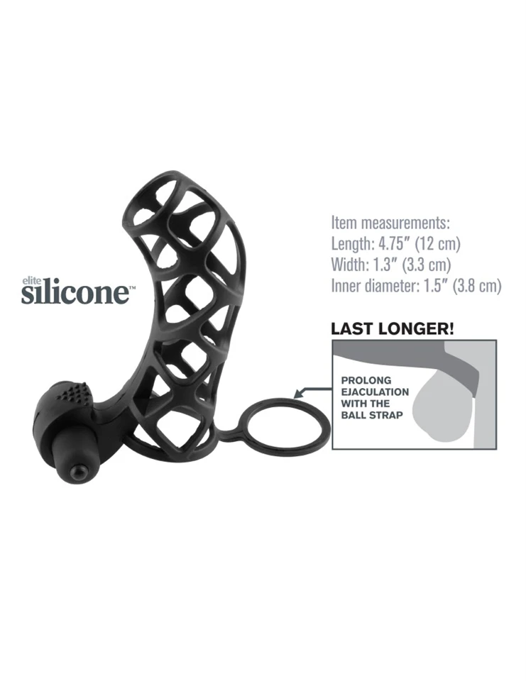 Extreme Silicone Power Cage  Black