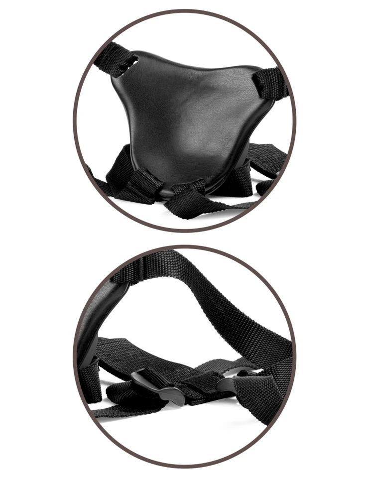 Comfy Body Dock Strap-On Harness Black/ Dark Brown