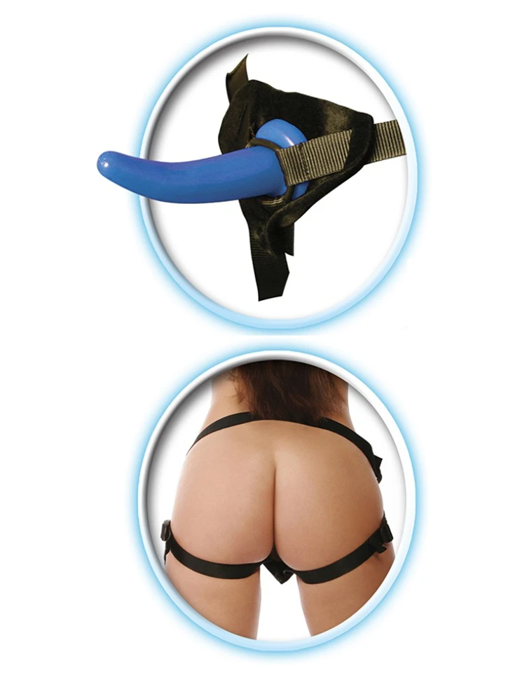 Beginner's Strap-On for Him Blue/Black