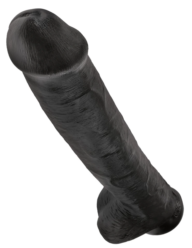 15" Cock with Balls  Black