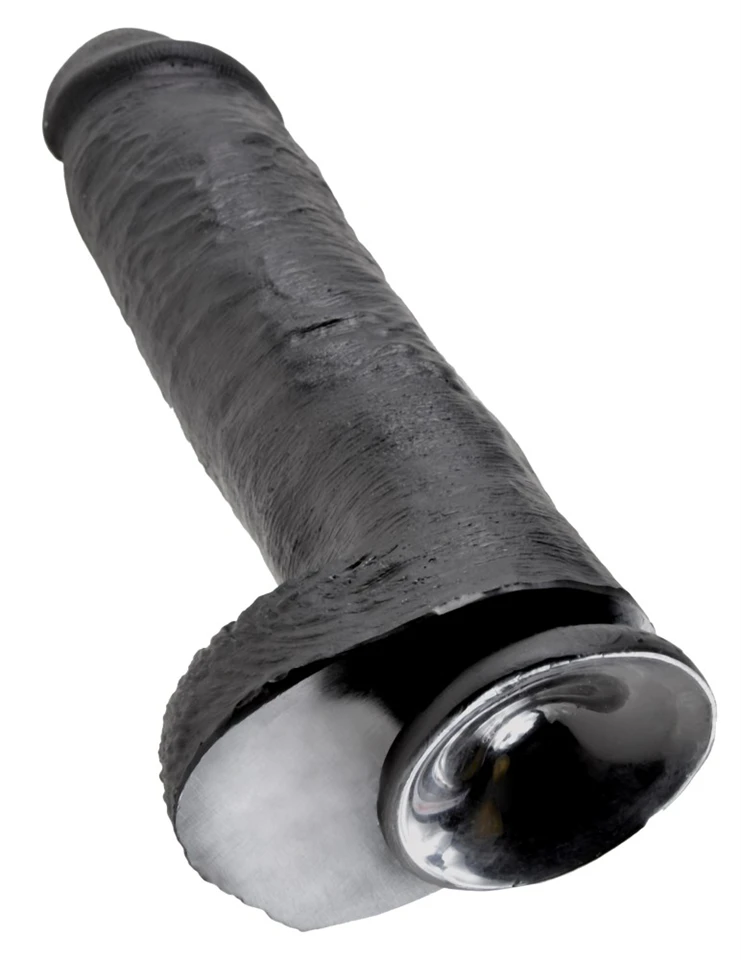 11" Cock with Balls Black