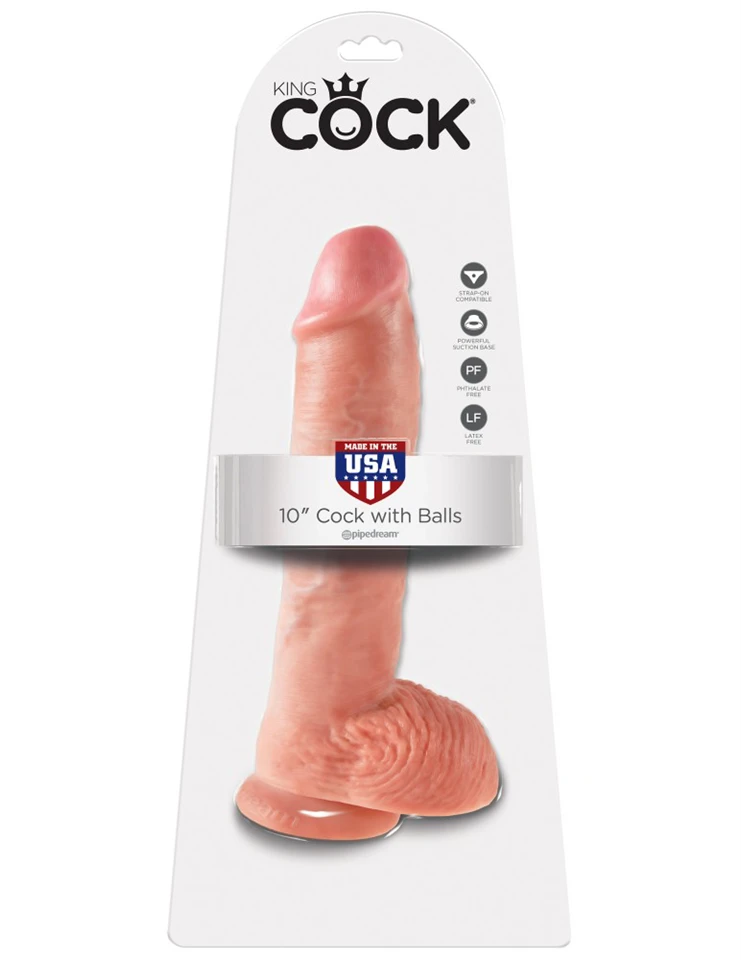 10" Cock with Balls  Light