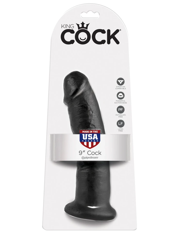 9" Cock  Black