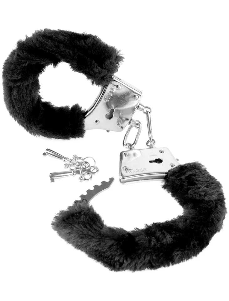 Beginner's Furry Cuffs  Black