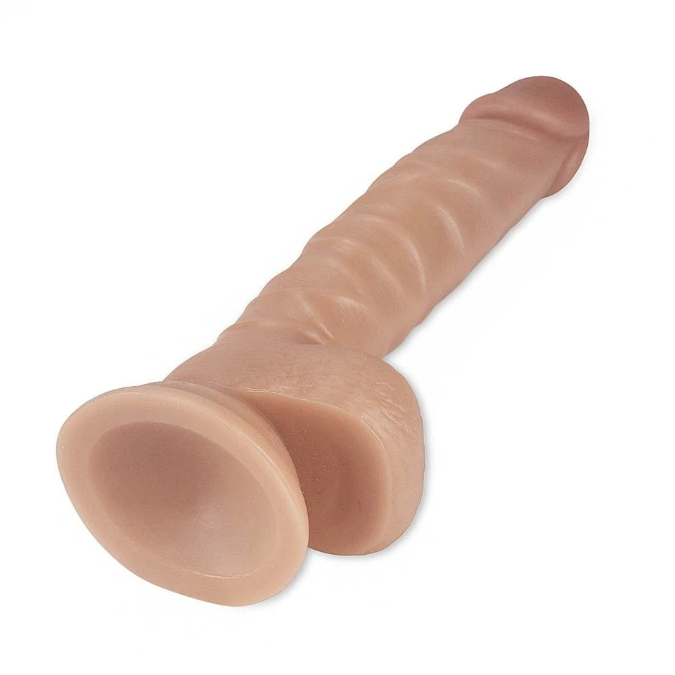 8.5" Real Extreme Vibrating Dildo