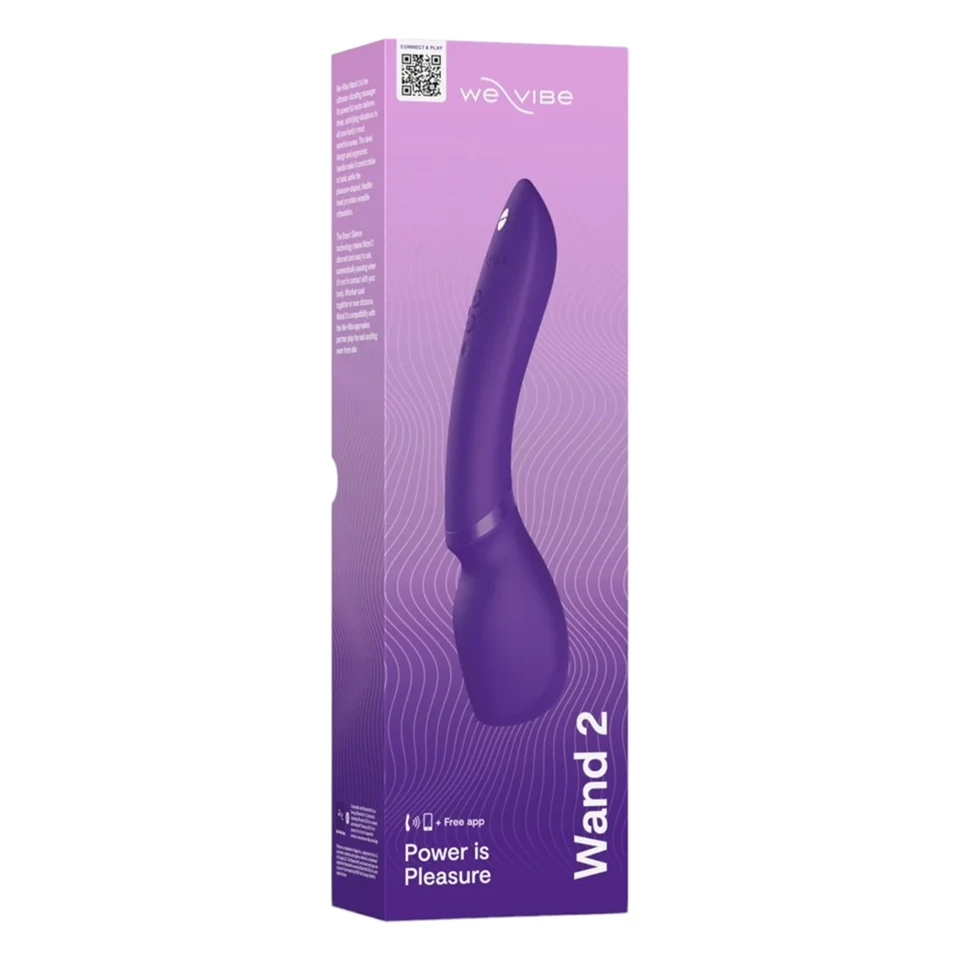 We-Vibe Wand 2 - akkus, okos masszírozó vibrátor (lila)